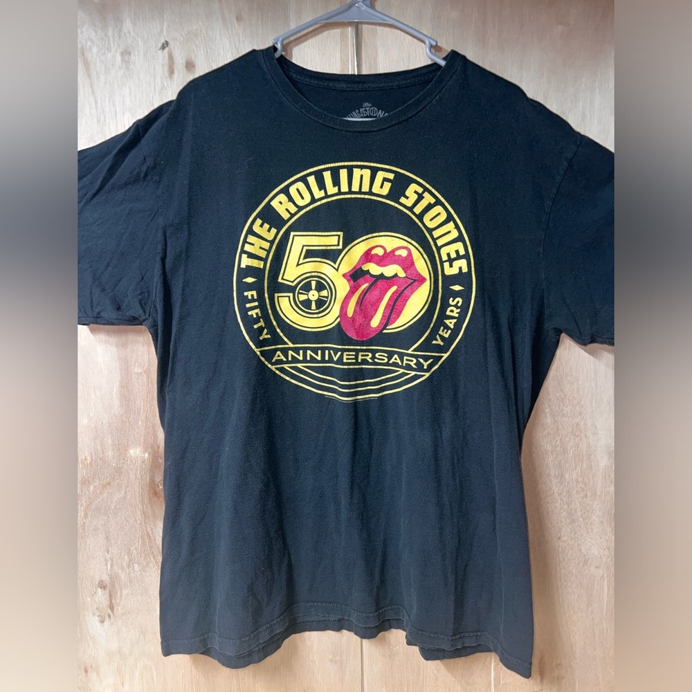 The Rolling Stones Shirt Medium 50th Anniversary Rock Band Graphic Tee 2XL